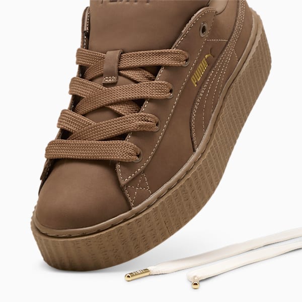 Cheap Urlfreeze Jordan Outlet Suede Gum Sneakers in Burnt Olive Gum Creeper Phatty Earth Tone Women's Sneakers, Totally Taupe-Cheap Urlfreeze Jordan Outlet Gold-Warm White, extralarge